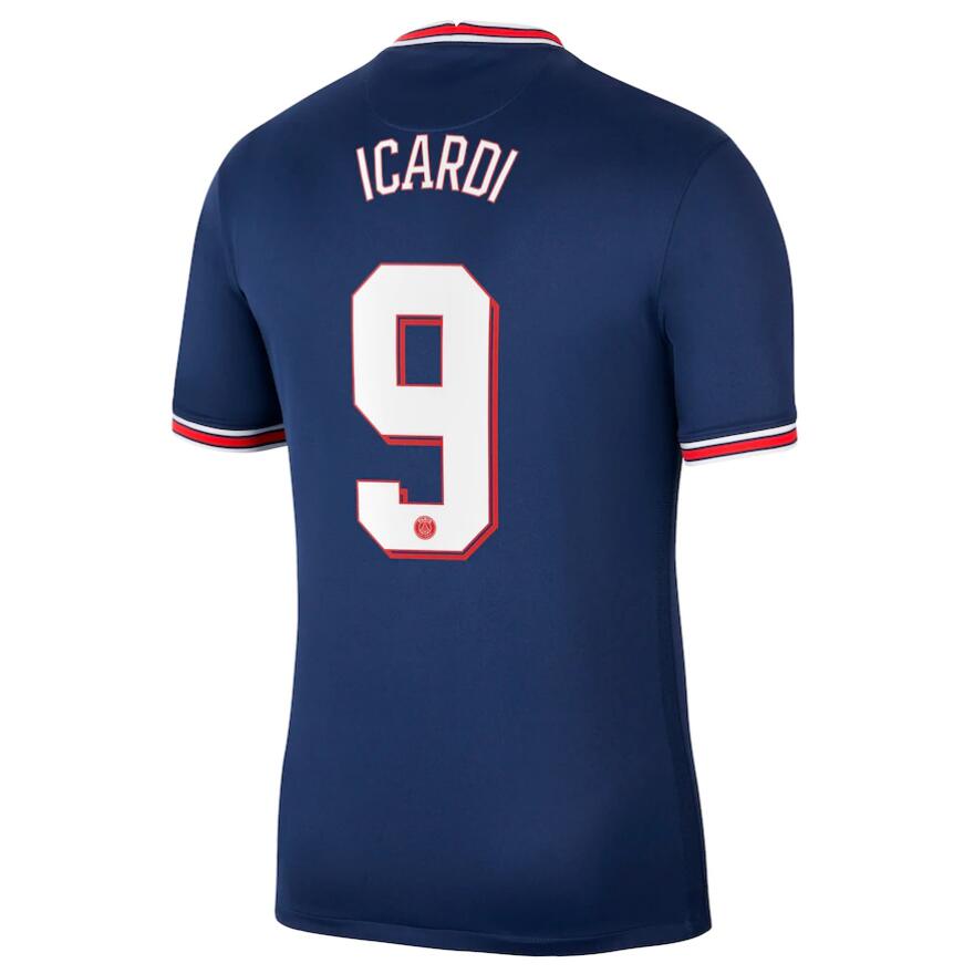 2021/22 Maillot PSG Domicile Cup Home Kit Soccer Jersey Icardi 9 printing